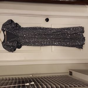 Sequin Silver and Grey Dress